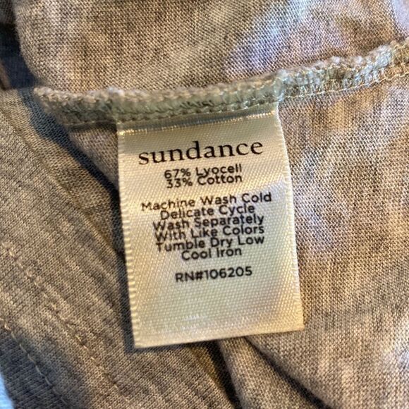 Sundance Medium Long Sleeve Shirt Ruffles on Sleeve Crewneck - Picture 6 of 6